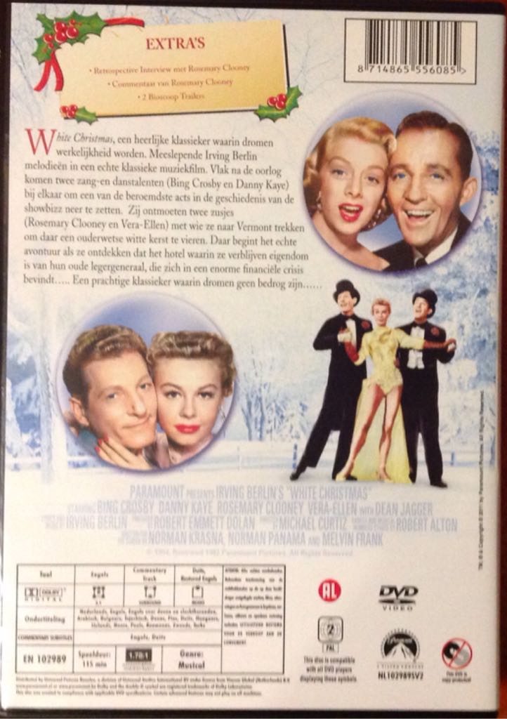 White Christmas HD DVD movie collectible [Barcode 8714865556085] - Main Image 2