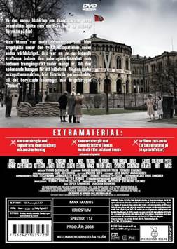 Max Manus DVD movie collectible [Barcode 7332421035723] - Main Image 2