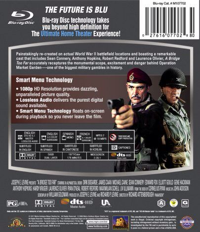 A Bridge Too Far Blu-ray movie collectible [Barcode 5039036041294] - Main Image 2