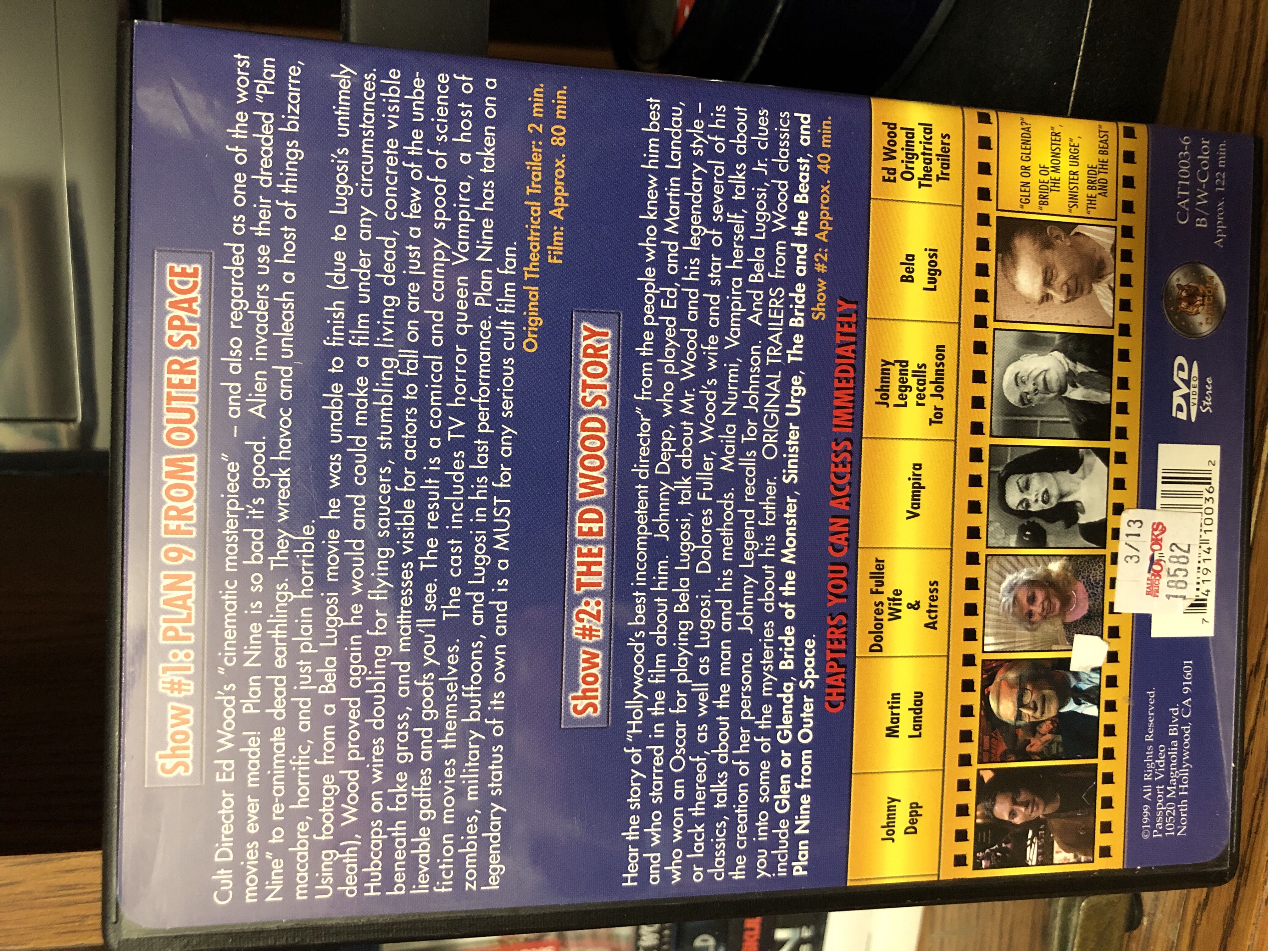 Plan 9 From Outer Space DVD movie collectible [Barcode 741914100362] - Main Image 2