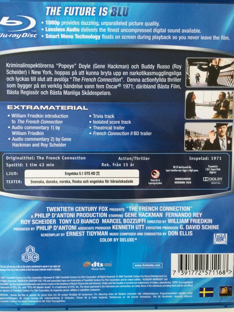 French Connection, The Blu-ray movie collectible [Barcode 7391772571168] - Main Image 2