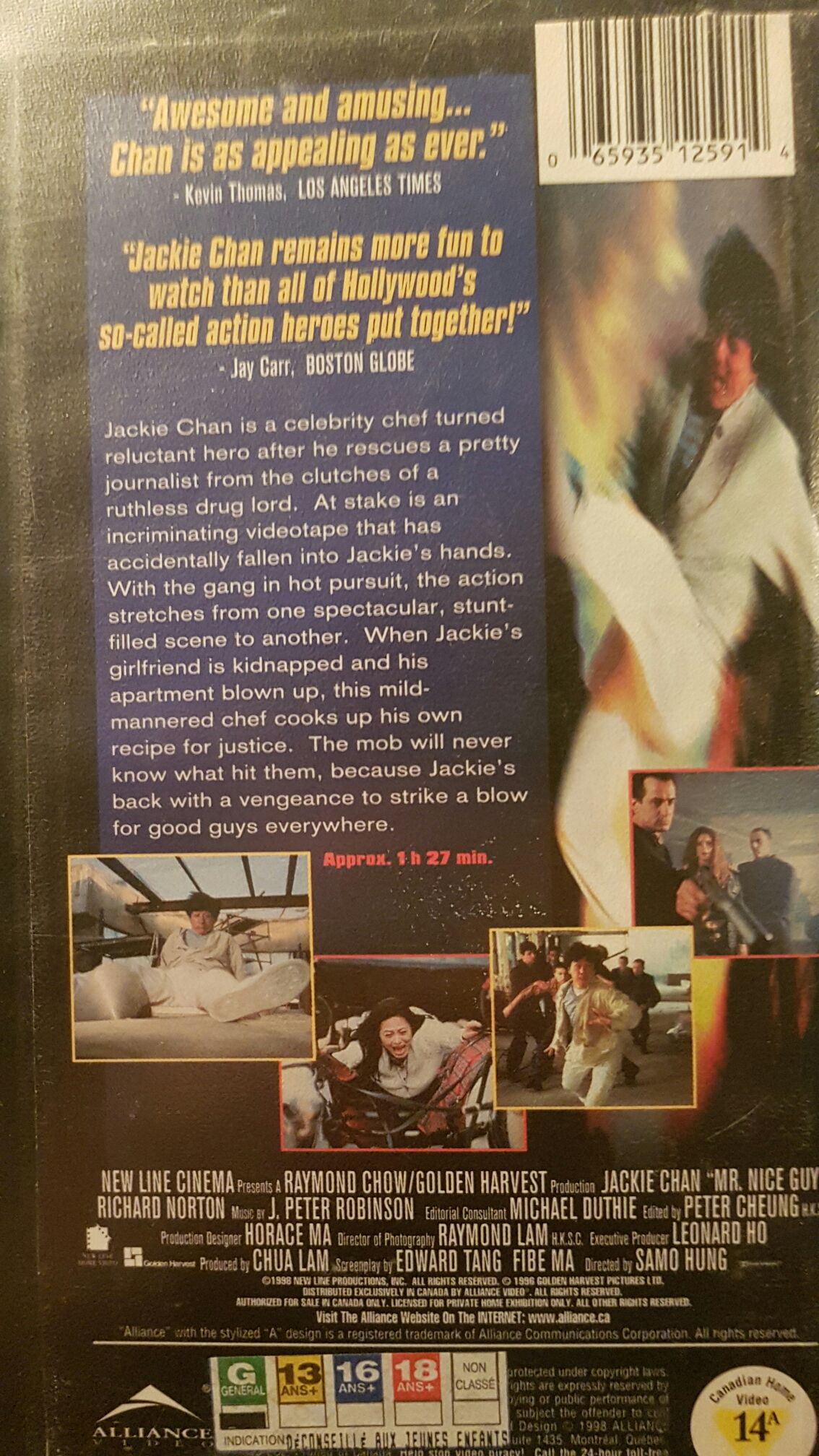 Mr. Nice Guy VHS movie collectible [Barcode 065935125914] - Main Image 2