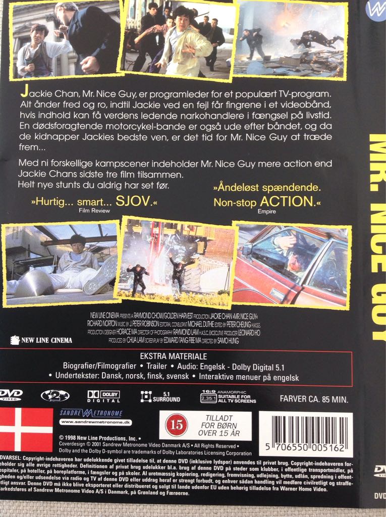 Mr. Nice Guy DVD movie collectible [Barcode 5706550005162] - Main Image 2