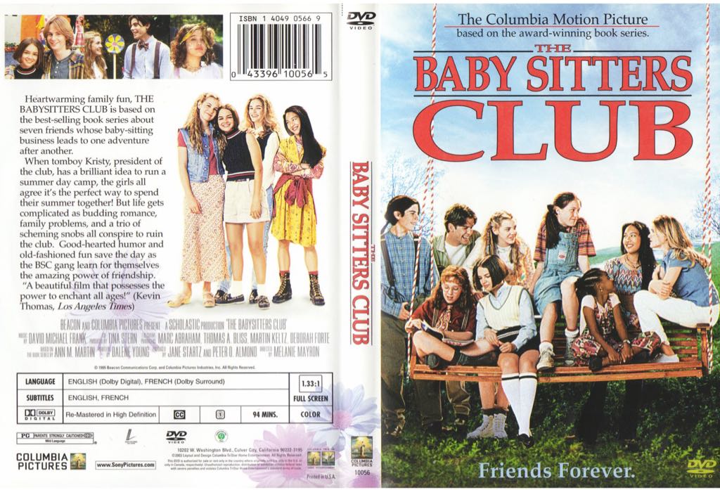 The Babysitters Club DVD movie collectible [Barcode 043396187993] - Main Image 2