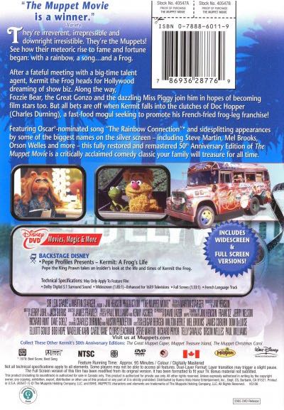 Muppet Movie, The DVD movie collectible [Barcode 786936287769] - Main Image 2