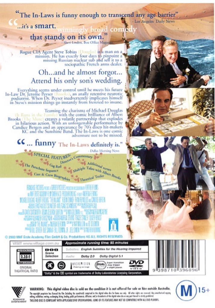 The In-Laws DVD movie collectible [Barcode 9398710396096] - Main Image 2