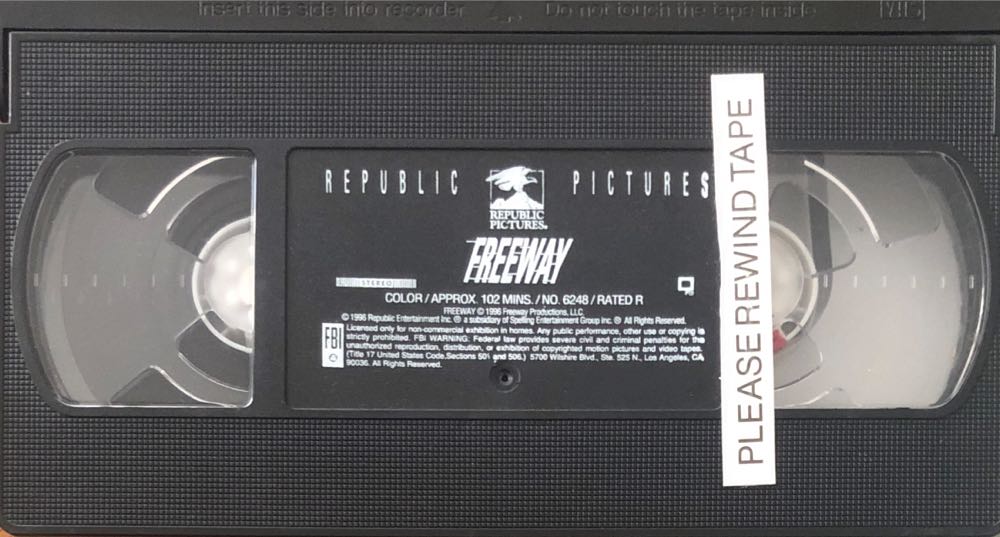 Freeway VHS movie collectible [Barcode 017153624830] - Main Image 3