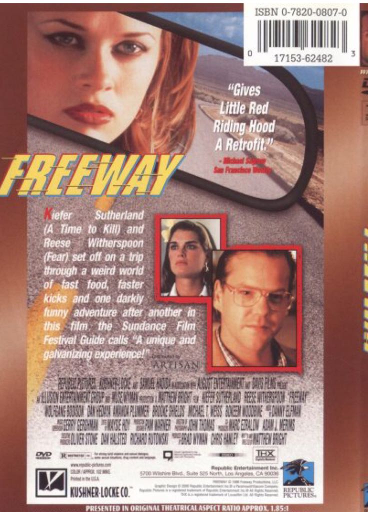 Freeway DVD movie collectible [Barcode 9002986610366] - Main Image 2