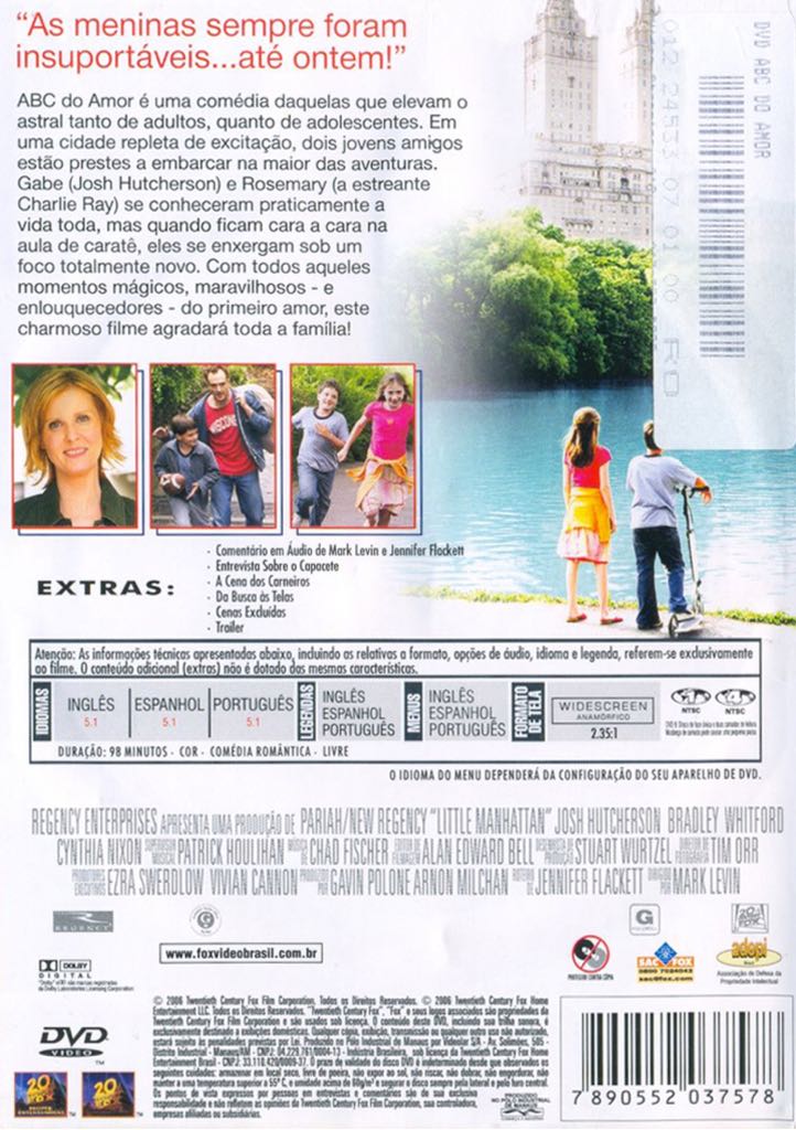 Little Manhattan DVD movie collectible [Barcode 024543224396] - Main Image 2