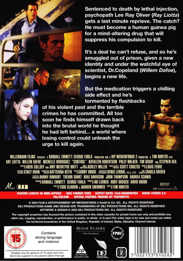 Control DVD movie collectible [Barcode 043396100978] - Main Image 2