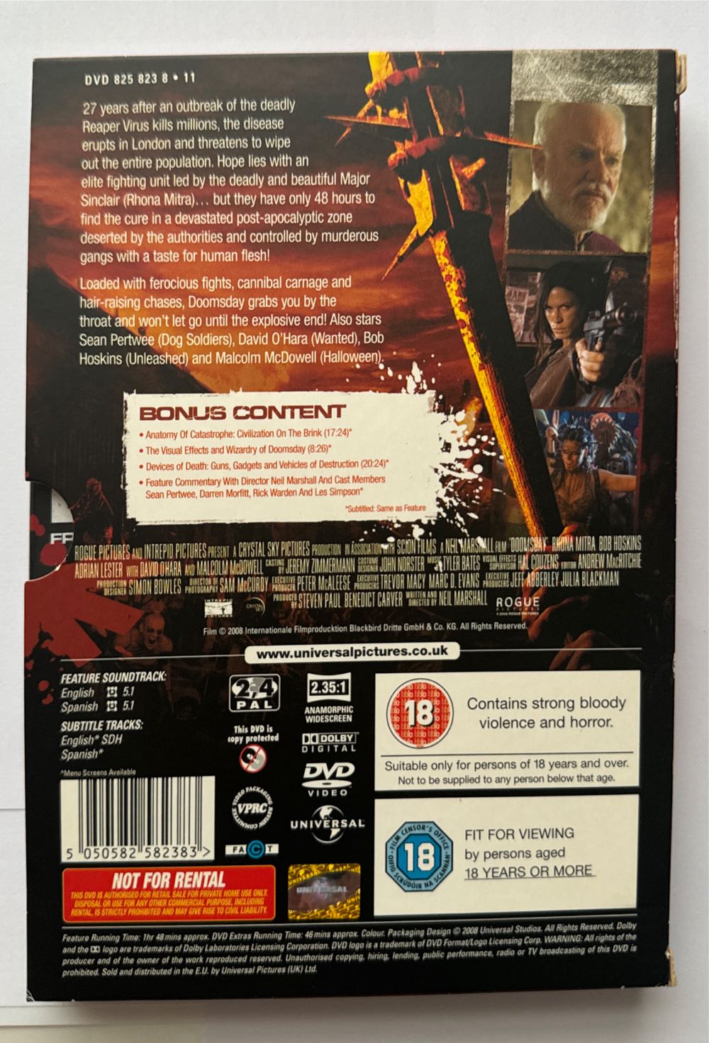 Doomsday DVD movie collectible [Barcode 5050582582383] - Main Image 2
