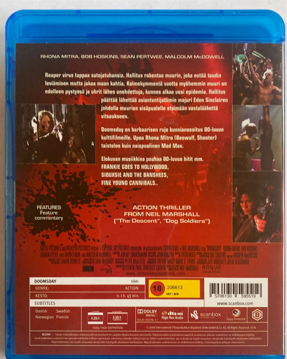 Doomsday Blu-ray movie collectible [Barcode 5706130595519] - Main Image 2