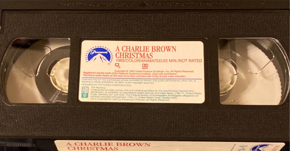A Charlie Brown Christmas VHS movie collectible [Barcode 097368371637] - Main Image 3