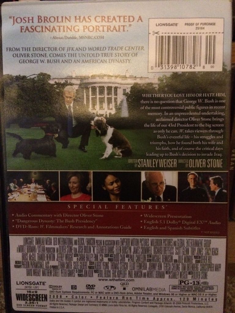 W. DVD movie collectible - Main Image 2