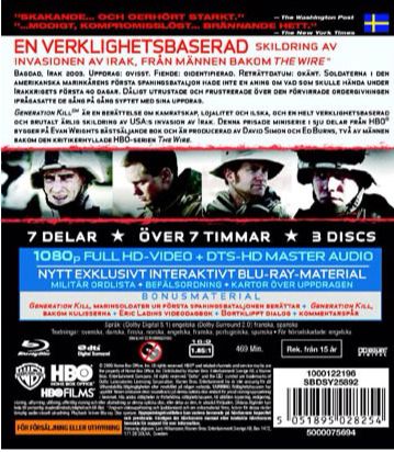 Generation Kill Blu-ray movie collectible [Barcode 5051892018517] - Main Image 2