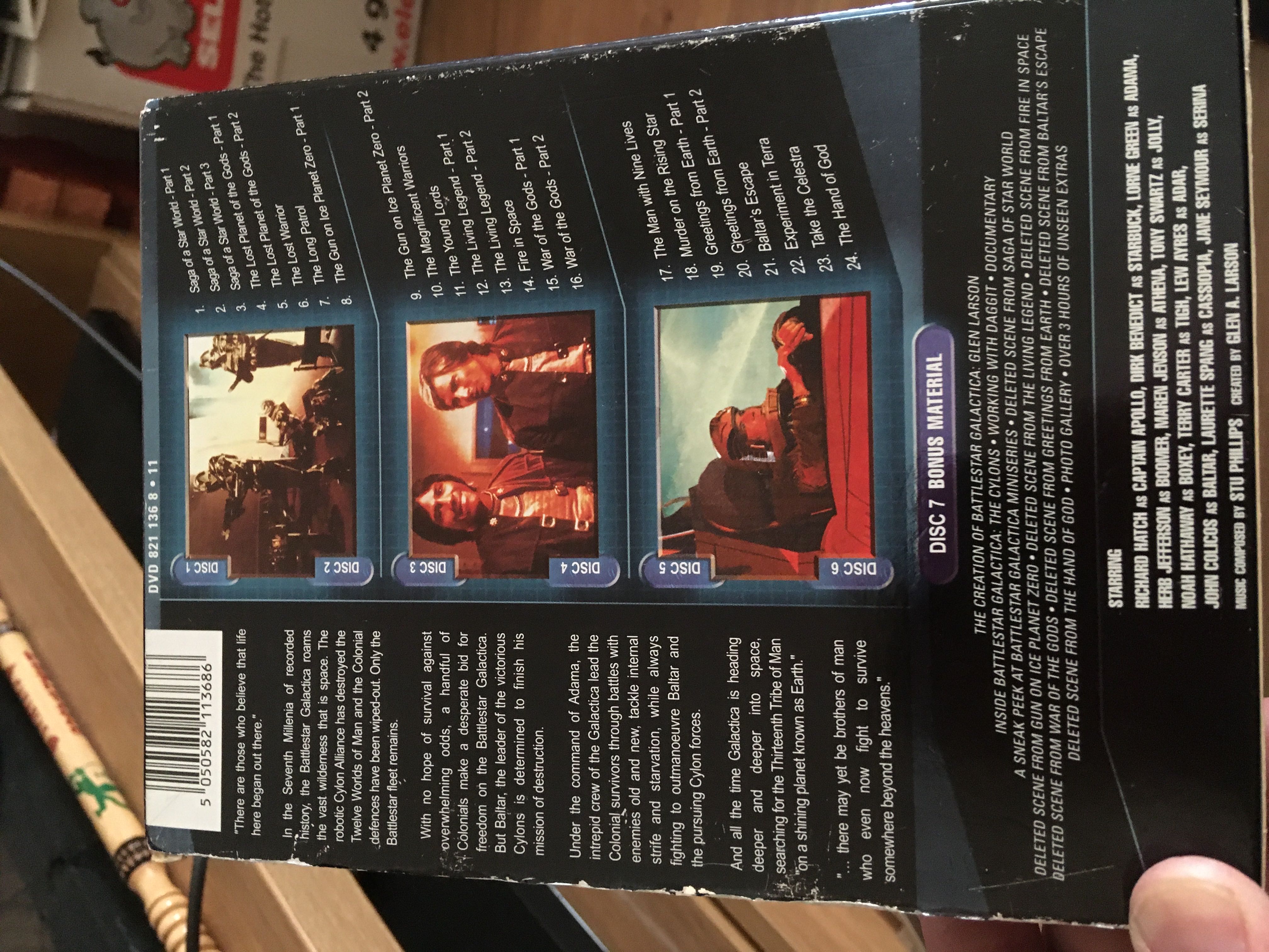 Battlestar Galactica DVD movie collectible [Barcode 5050582113686] - Main Image 2