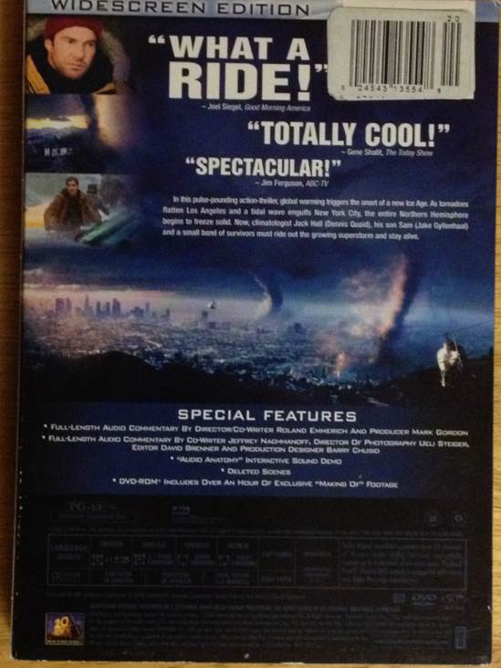 The Day After Tomorrow DVD movie collectible - Main Image 2