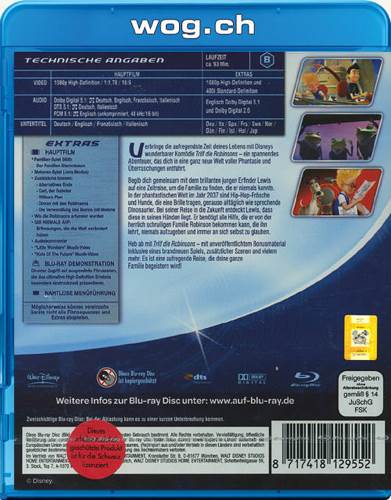 Triff die Robinsons Blu-ray movie collectible [Barcode 8711412789552] - Main Image 2