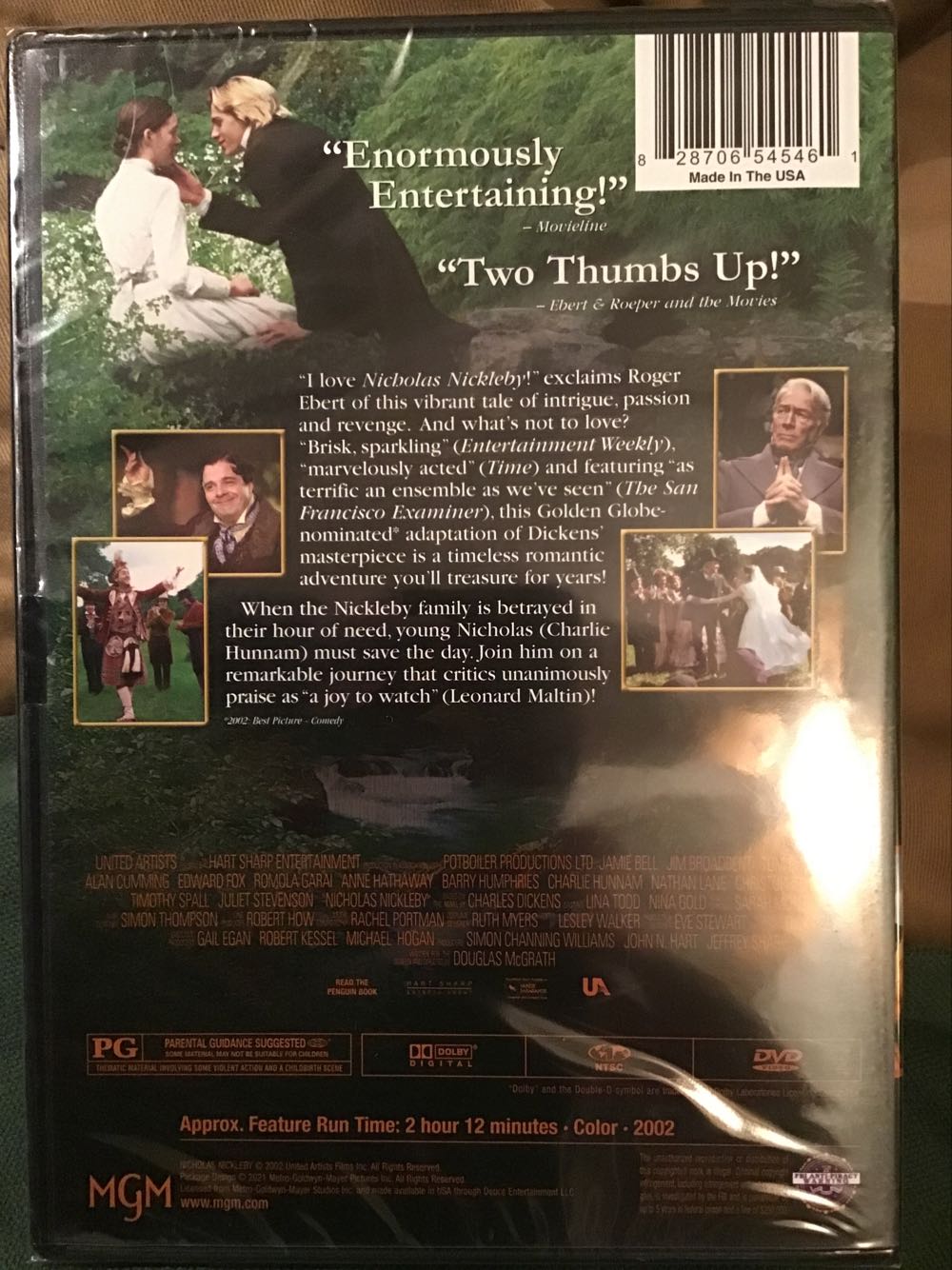 Nicholas Nickleby DVD movie collectible [Barcode 027616885722] - Main Image 2