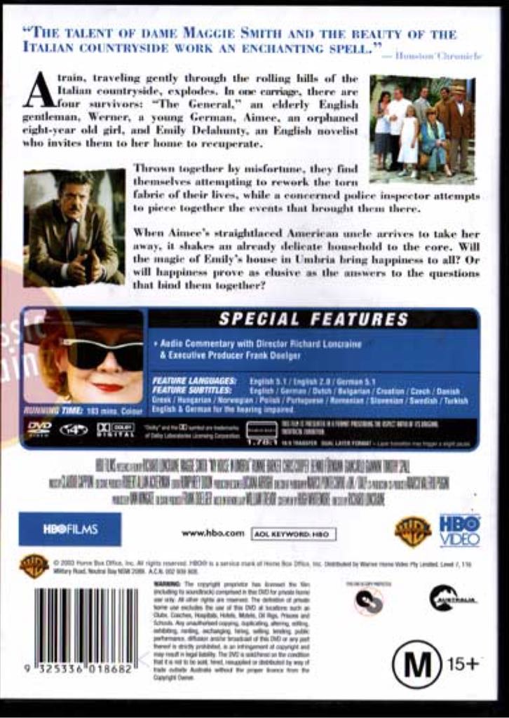 My House in Umbria Digital Copy movie collectible [Barcode 026359203220] - Main Image 2