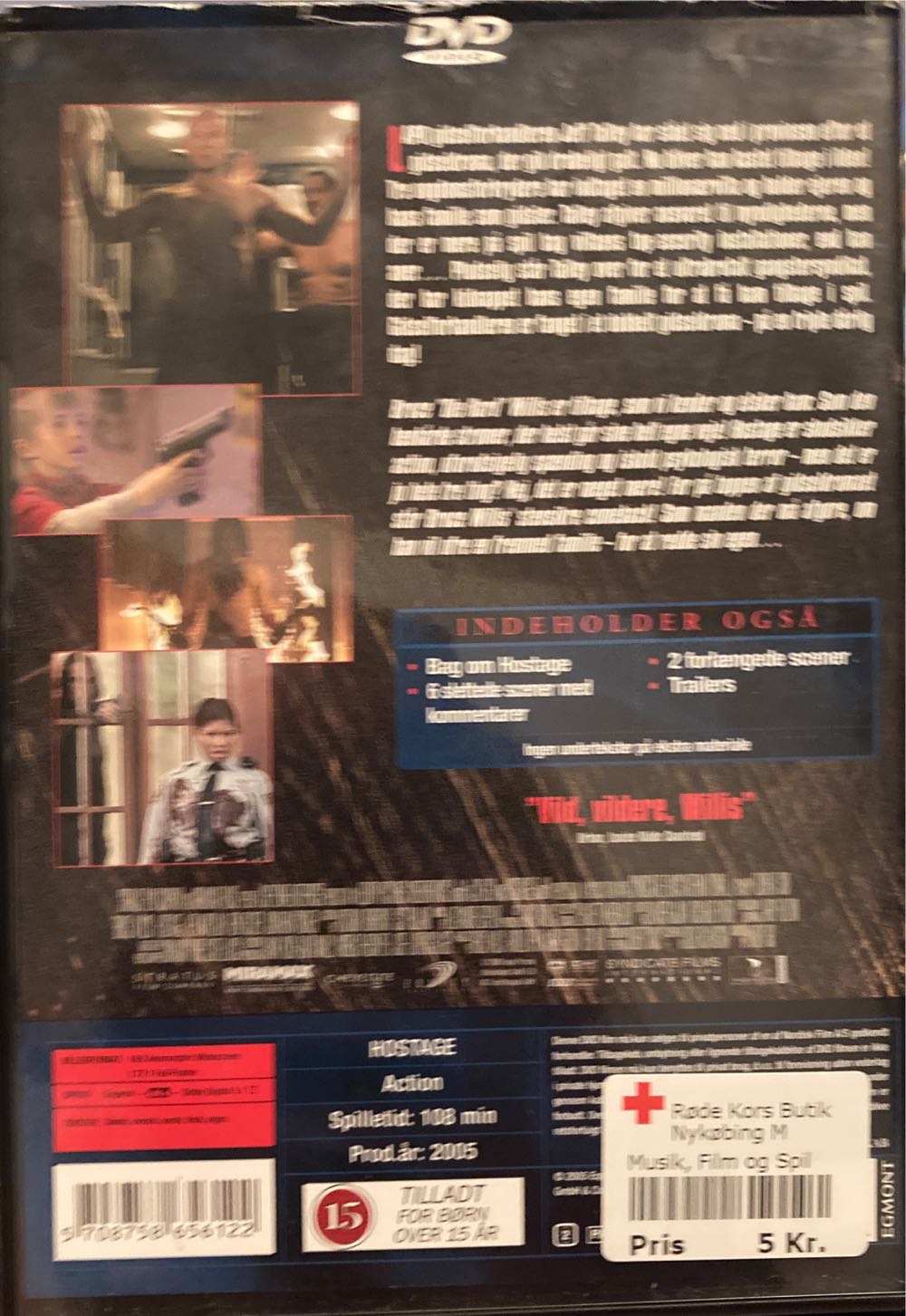 Hostage DVD movie collectible [Barcode 5708758656122] - Main Image 2