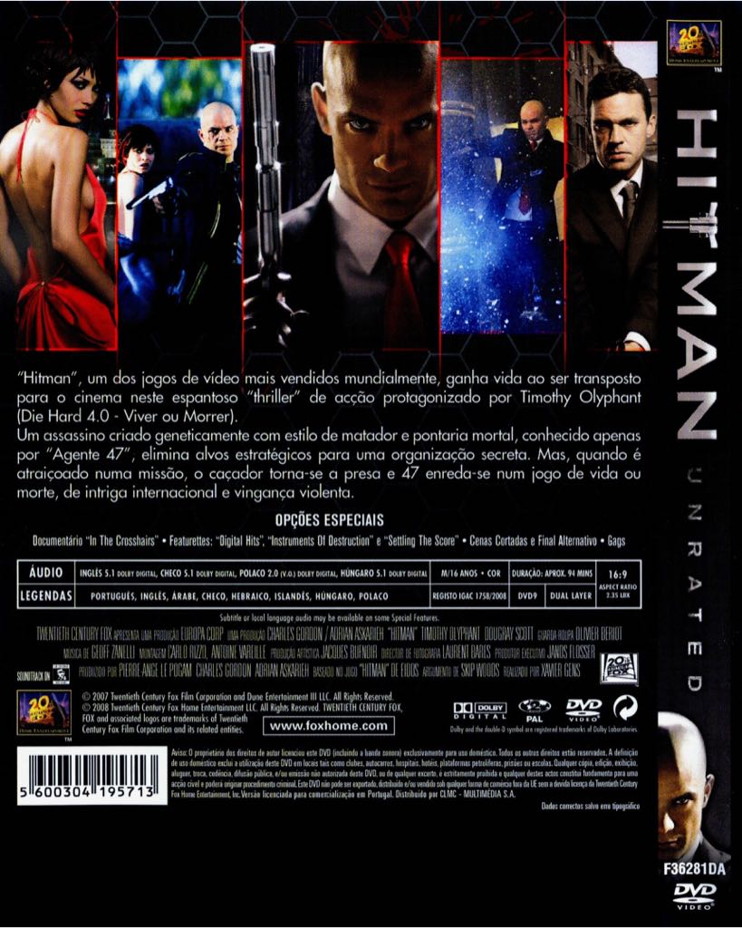 Hitman DVD movie collectible [Barcode 048100002272] - Main Image 2
