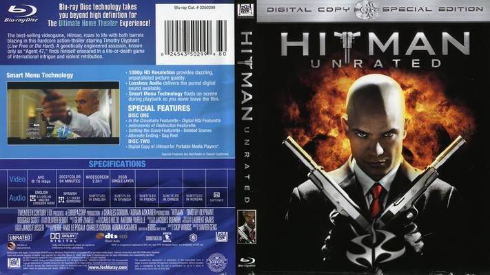 Hitman Blu-ray movie collectible [Barcode 5039036037020] - Main Image 2