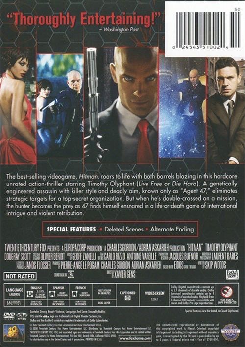 Hitman Blu-ray movie collectible [Barcode 7340112703462] - Main Image 2