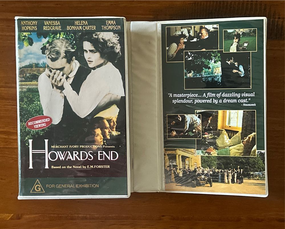 Howards End (1992) VHS VHS movie collectible [Barcode 065935113560] - Main Image 3