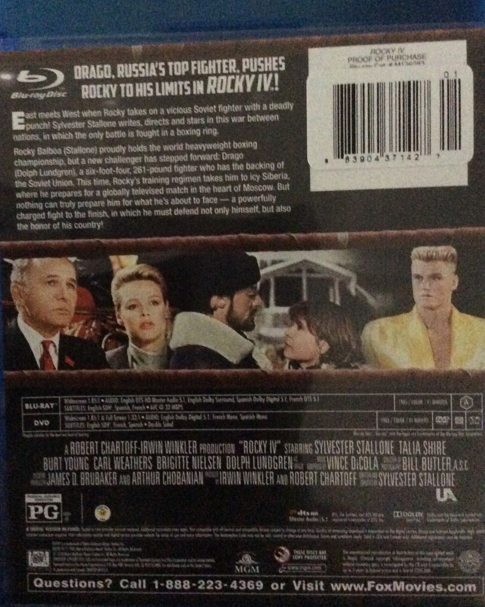 Rocky IV Streaming Service movie collectible [Barcode 086162201738] - Main Image 2