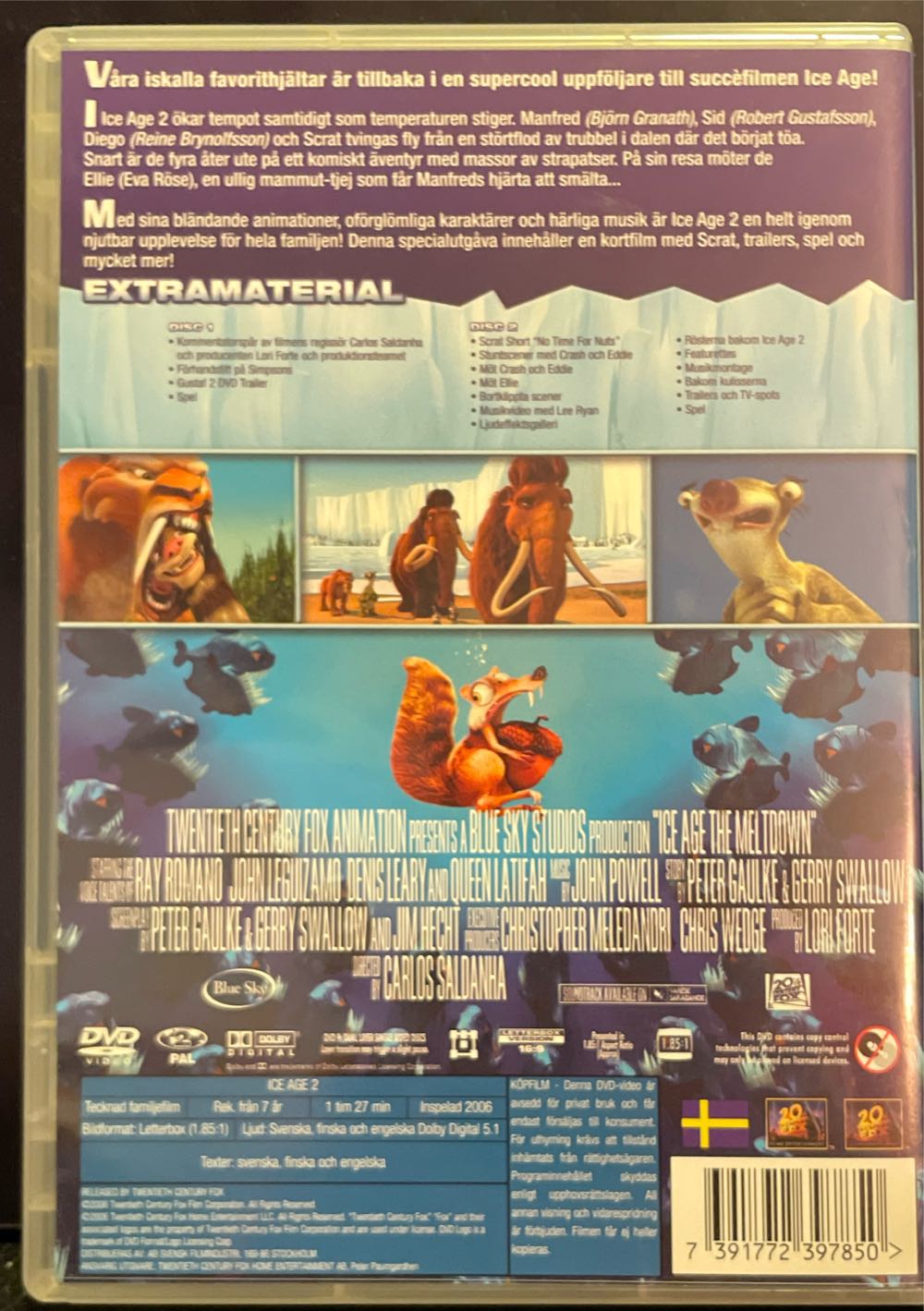 Ice Age 2: The Meltdown DVD movie collectible [Barcode 7391772397850] - Main Image 4
