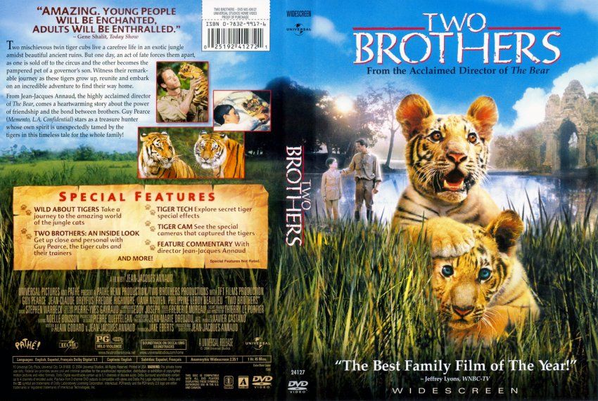 Two Brothers DVD movie collectible [Barcode 025192412721] - Main Image 2