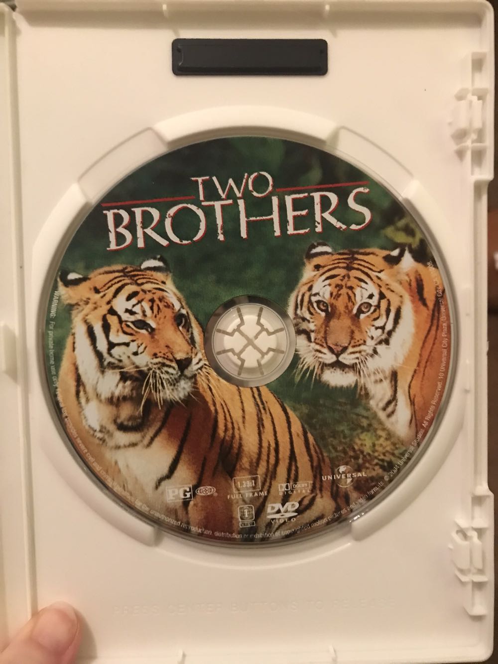 Two Brothers DVD movie collectible [Barcode 025192412820] - Main Image 4