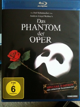 Das Phantom der Oper Blu-ray movie collectible [Barcode 070377037688] - Main Image 1