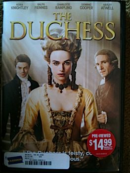 The Duchess  movie collectible [Barcode 927363531944] - Main Image 1