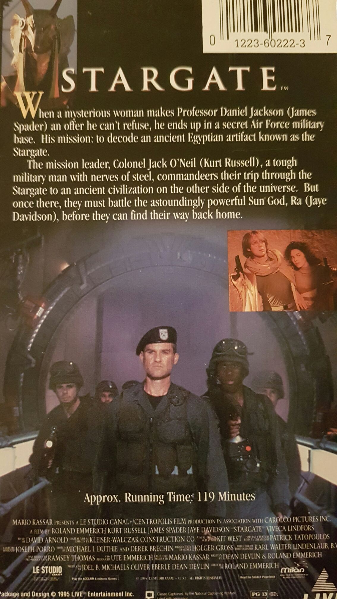 Stargate VHS movie collectible [Barcode 5014226517827] - Main Image 2