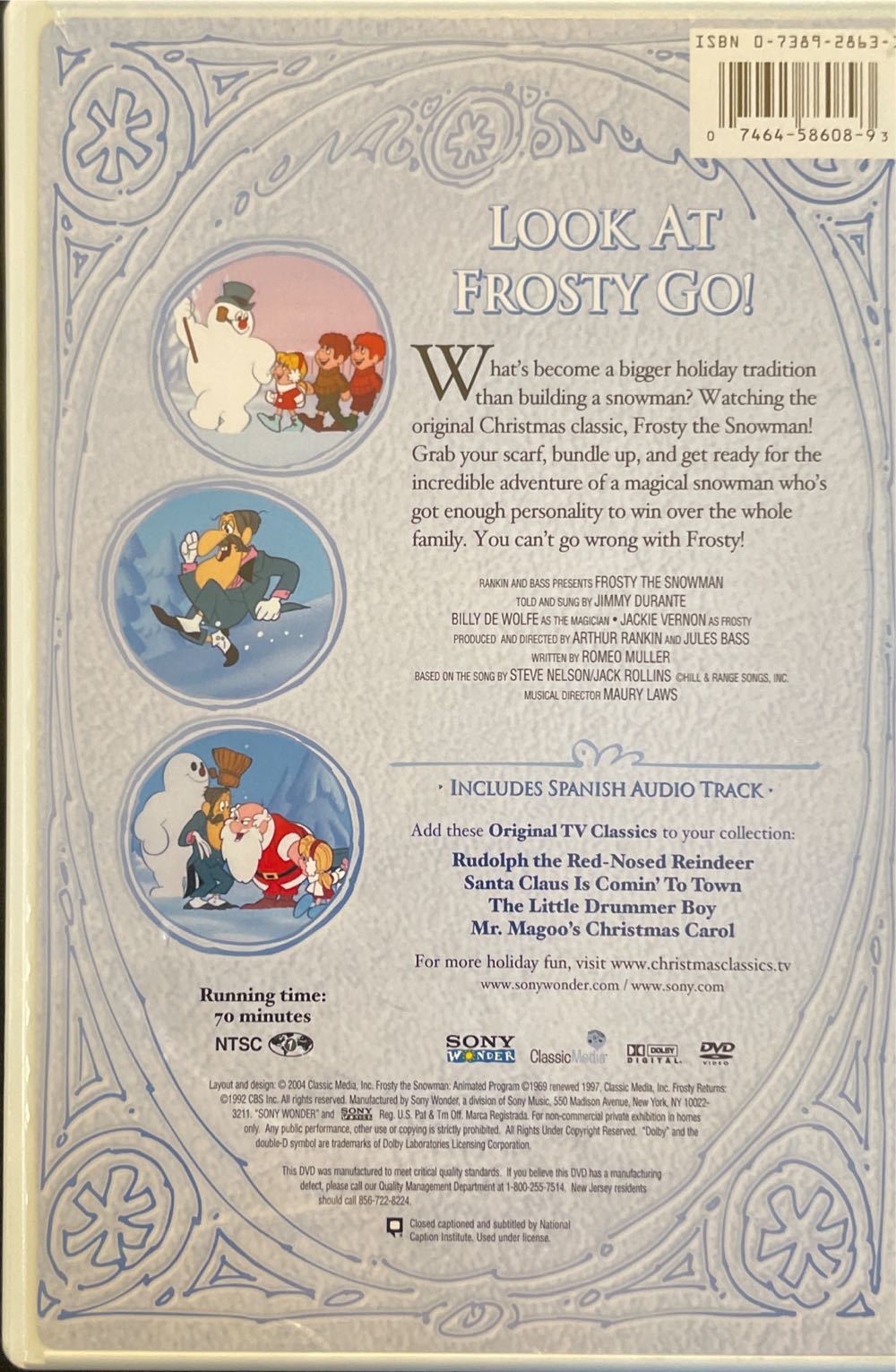 Frosty the Snowman / Frosty Returns DVD movie collectible [Barcode 5050582810622] - Main Image 3