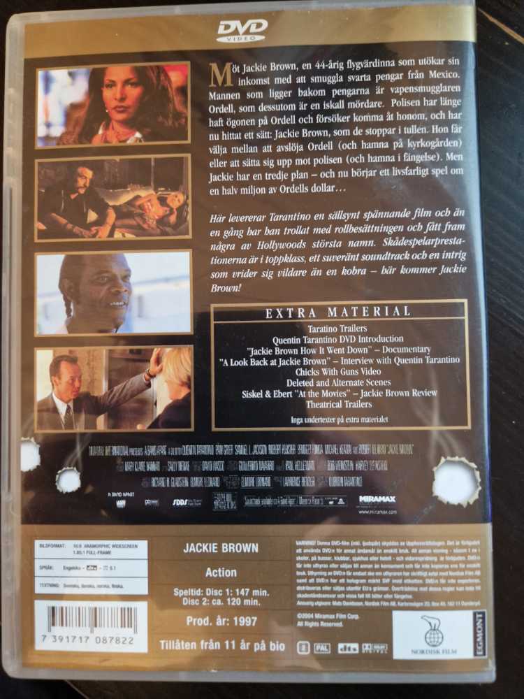 Jackie Brown DVD movie collectible [Barcode 7391717087822] - Main Image 2