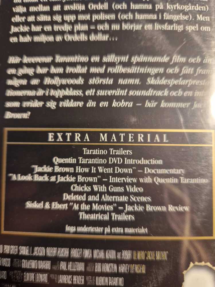 Jackie Brown DVD movie collectible [Barcode 7391717087822] - Main Image 3