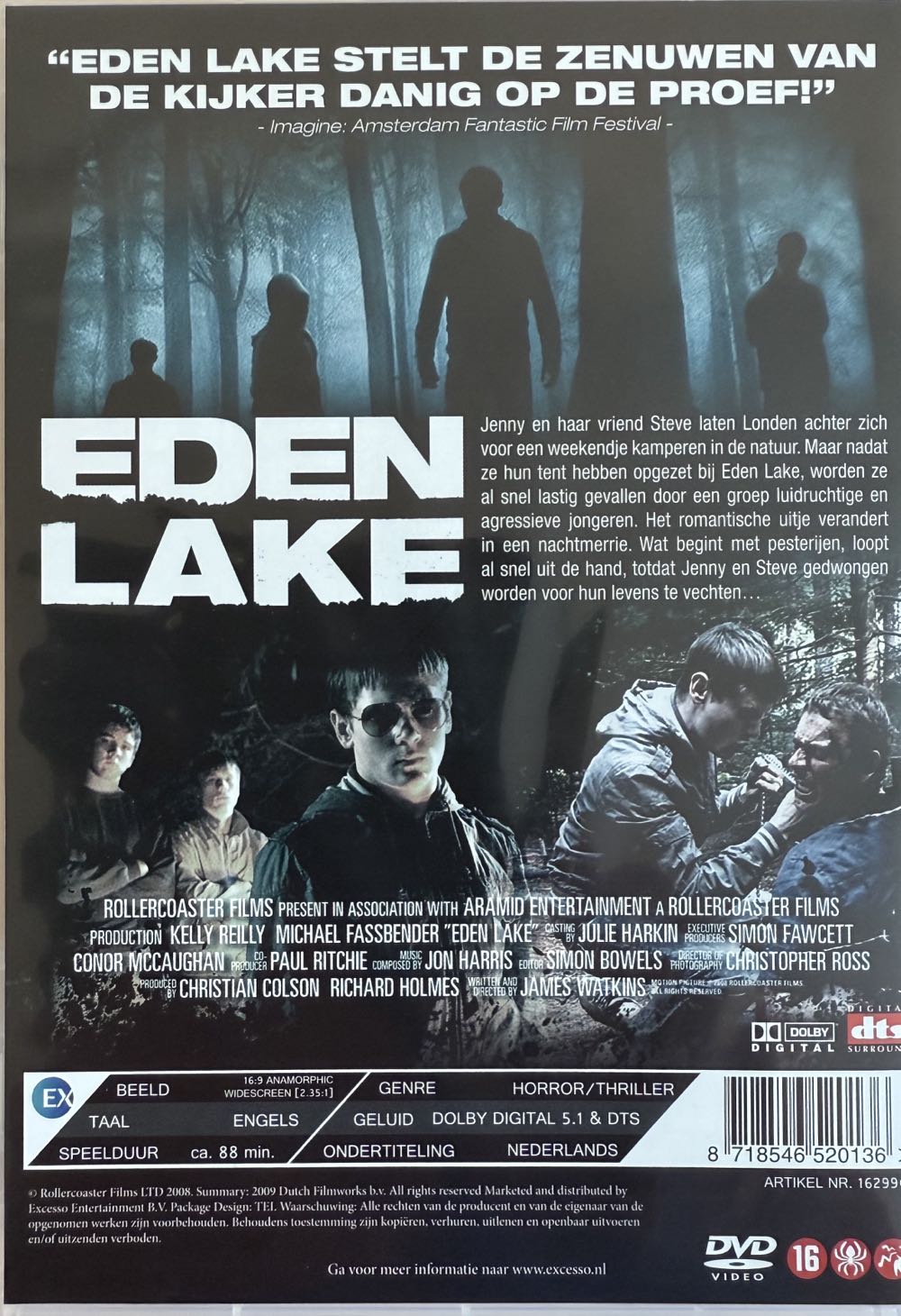 Eden Lake DVD movie collectible [Barcode 5055201805584] - Main Image 2