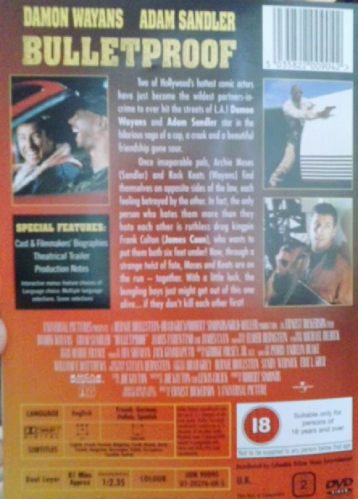 Bulletproof DVD movie collectible - Main Image 2