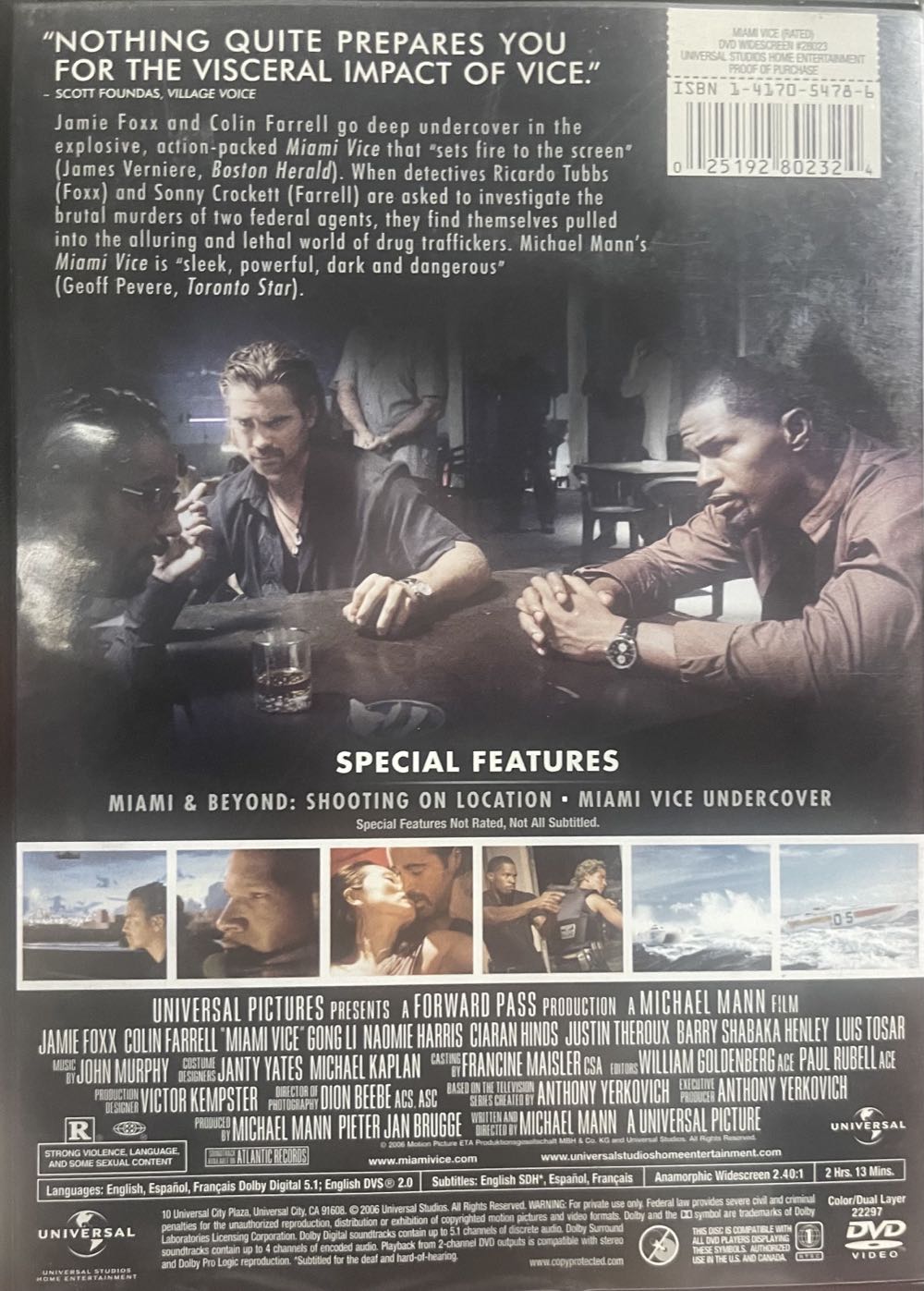 Miami Vice DVD movie collectible [Barcode 25192802324] - Main Image 2