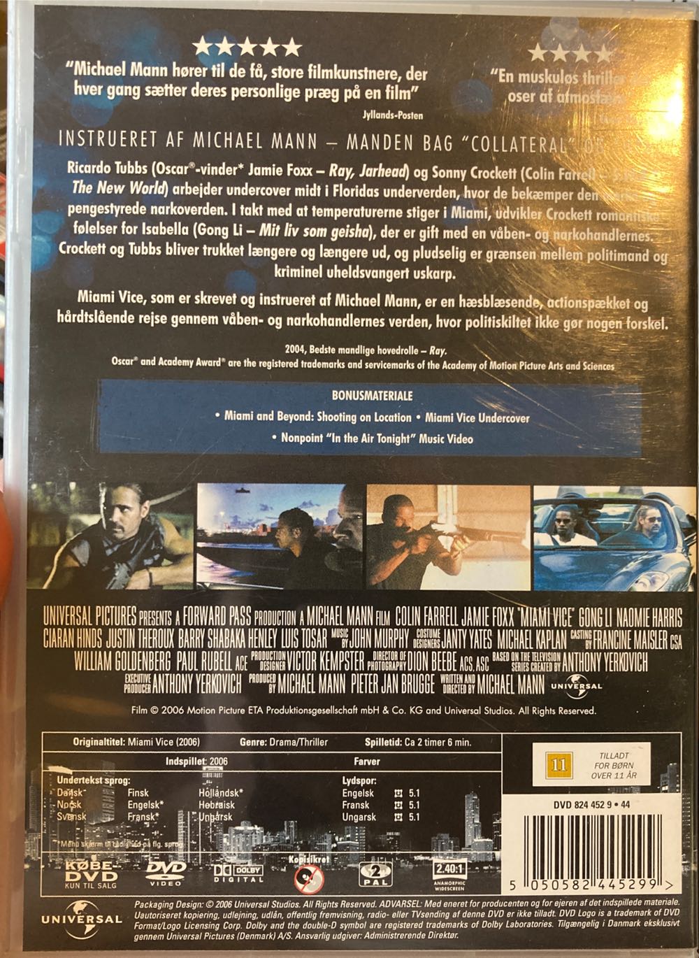 Miami Vice DVD movie collectible [Barcode 5050582445299] - Main Image 2