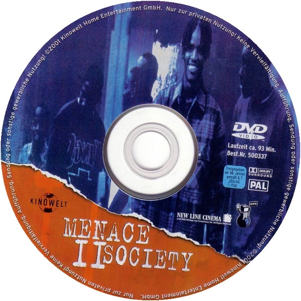 Menace II Society DVD movie collectible [Barcode 044007830123] - Main Image 3