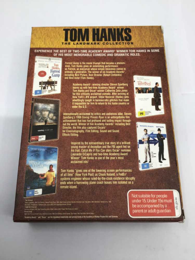 Tom Hanks: The Landmark Collection DVD movie collectible [Barcode 5051188155834] - Main Image 2