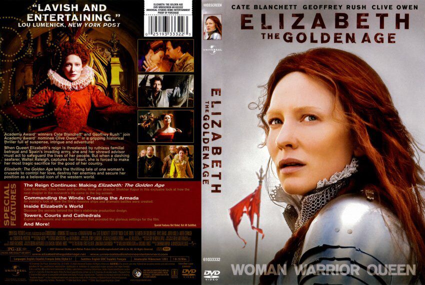 Elizabeth - The Golden Age DVD movie collectible [Barcode 025193333223] - Main Image 2