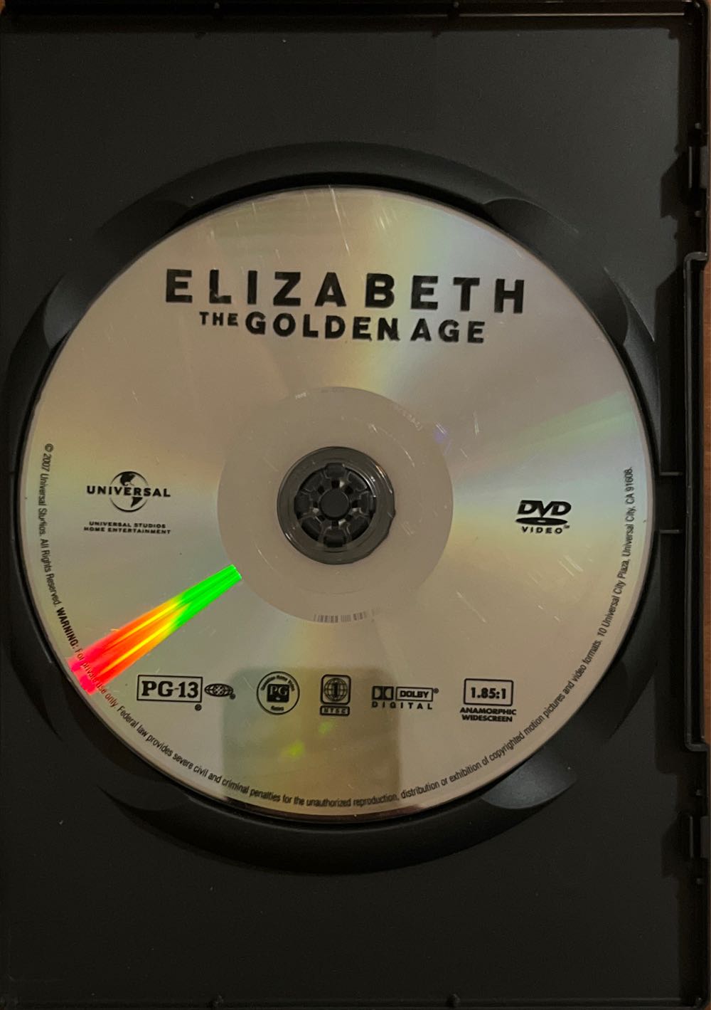 Elizabeth - The Golden Age DVD movie collectible [Barcode 025193333223] - Main Image 3