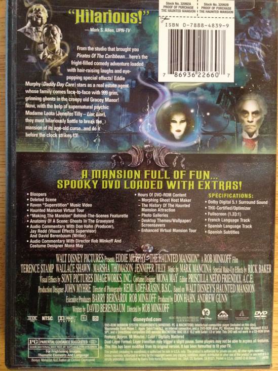 The Haunted Mansion Digital Copy movie collectible - Main Image 2