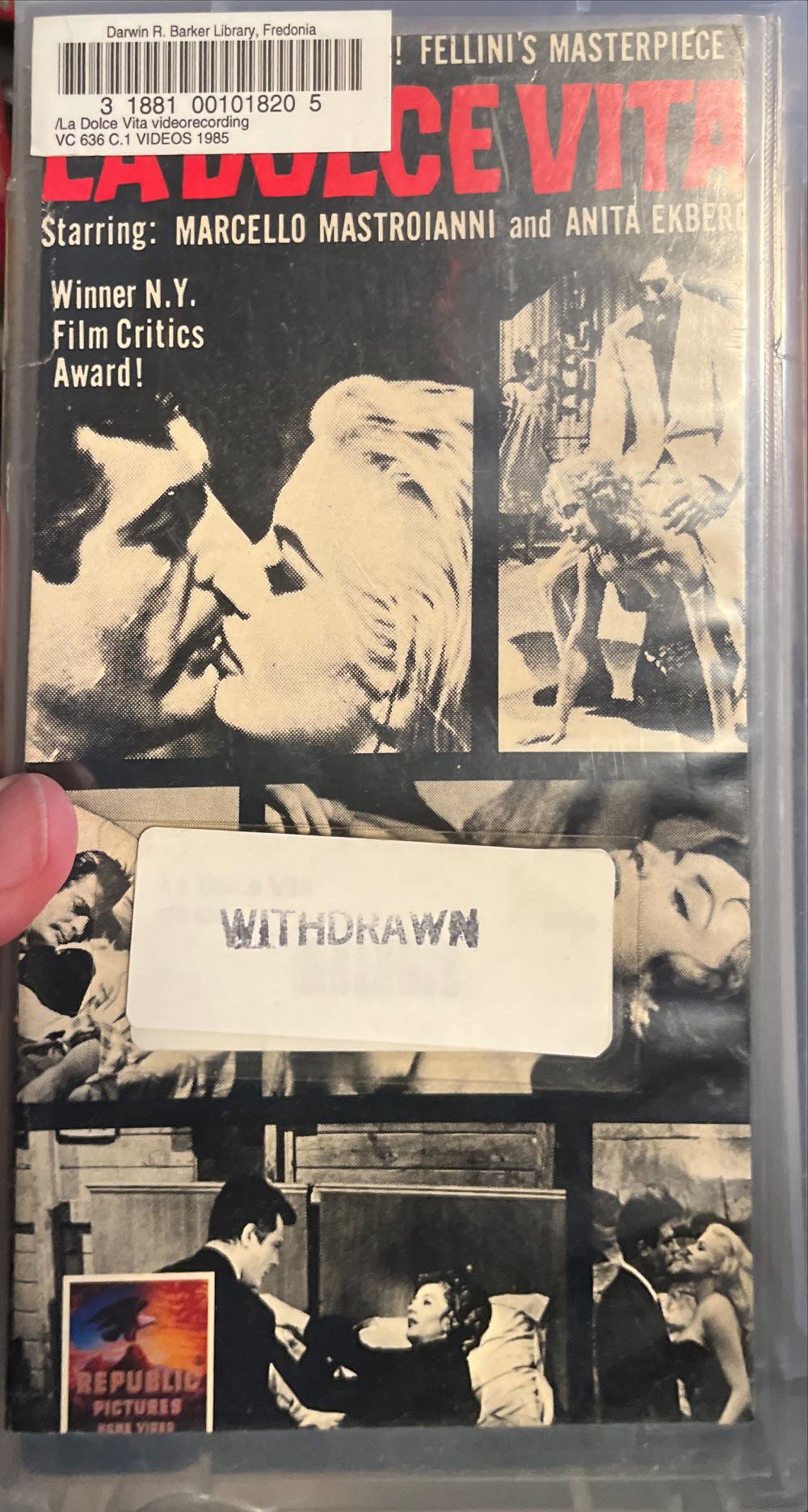 La Dolce Vita VHS movie collectible [Barcode 8715664046548] - Main Image 2