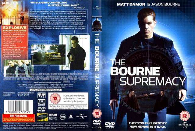 Bourne 2 The Bourne Supremacy Digital Copy movie collectible [Barcode 02515151] - Main Image 2